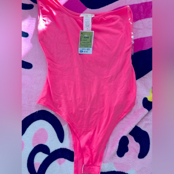 One shoulder bodysuit bnwt💖💕💖💕 - Picture 1 of 3